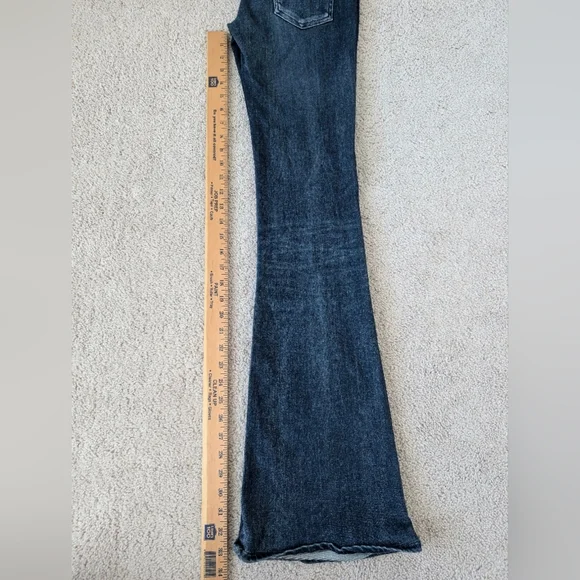 Citizens of Humanity Fleetwood High Rise Flare Jeans Size 27 Dark Wash Denim - Picture 12 of 12